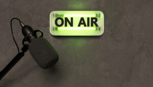 ON AIR sign for AC radio imaging