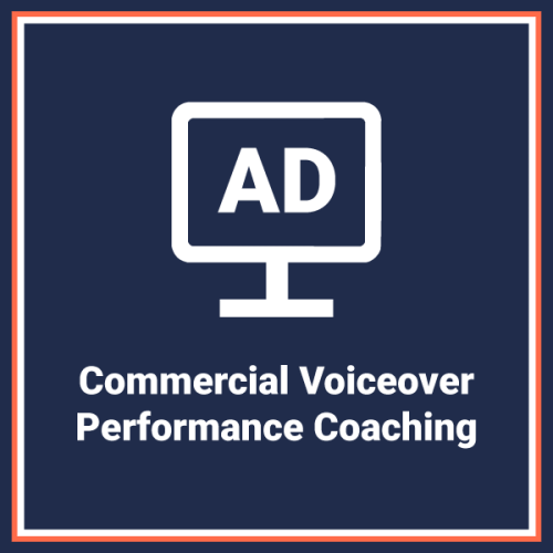 Commercial Voiceover Performance Coaching - 45 Minutes