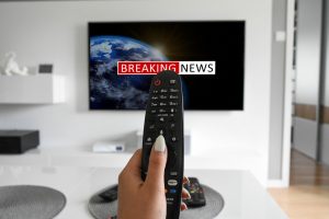A newscaster voice immediately creates a familiar sense of authority in projects like political ads or documentary narration like when you watch breaking news coverage in broadcast journalism on TV like here.